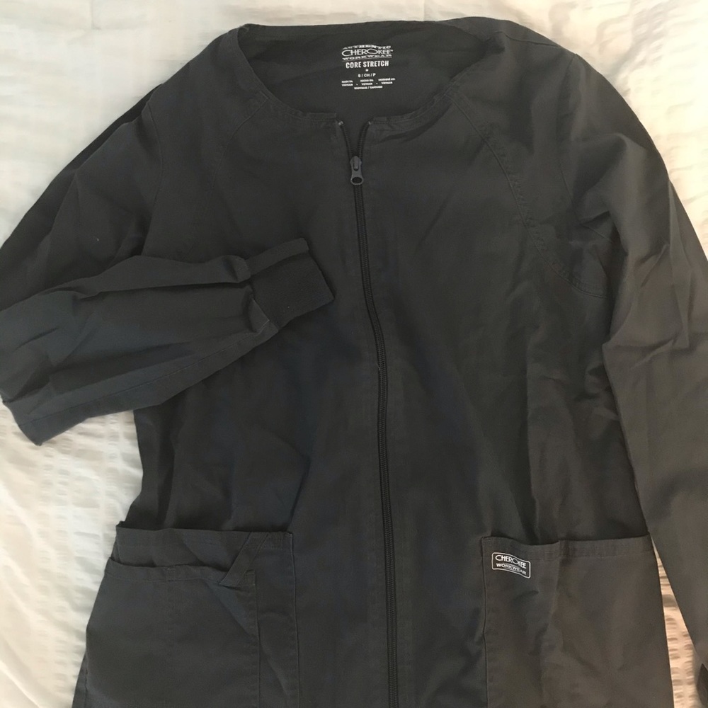 Gray Scrub Jacket